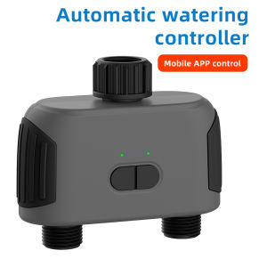 SGW02W/SGW02Tuya Smart Garden Watering Timer 2 Outlet Sprinkler Drip Irrigation Controller Water Valve Rain DELAY Programmable Controllers