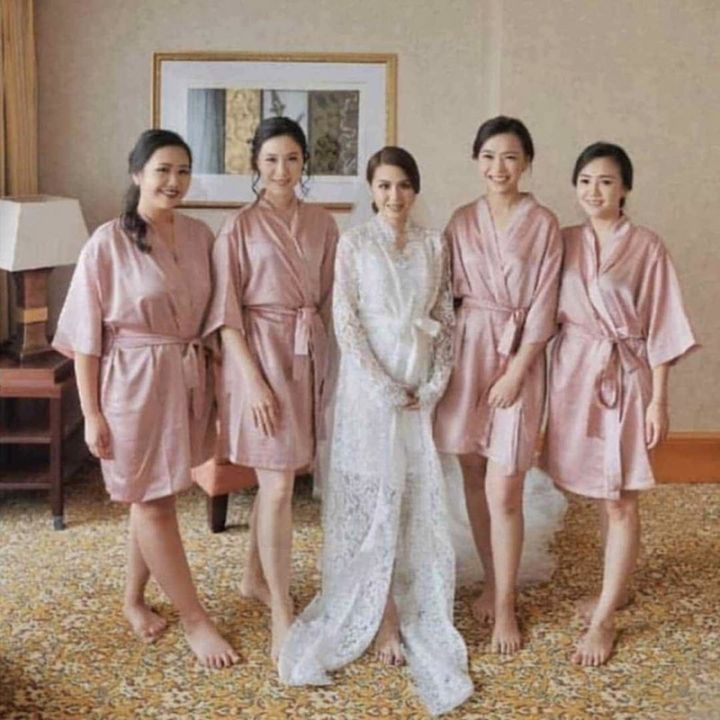 Satin Robe Bridesmaid | Lazada PH