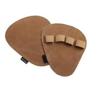 Fitness Grip Pad 4 Finger Slip Resistant Gym Grip Gloves Weightlifting Grip Gloves for Powerlifting Pull-Up Gymnastics