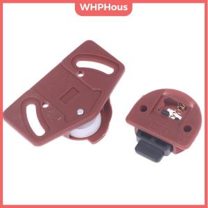 WHPHous 4 Pairs Wardrobe Roller Sliding Door Gear Circuit Board Indoor Panel Kit Furniture Sliding Door Roller Set Cabinet ABS Wheel