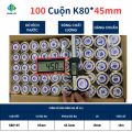 Thùng 50 cuộn, 100 cuộn giấy in hóa đơn, giấy in bill K80*45 - Quản Pos. 