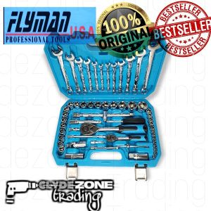 FLYMAN 61 Pcs. 1/2\" + 1/4\" Drive Socket Wrench Set: A Comprehensive Guide