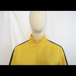 Giết Bill cos Trang phục cô dâu Halloween Kill Bill Bộ vest màu vàng cosplay Trang phục sân khấu hai chiều