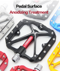 ThinkRider Flat Bike Pedal MTB Road 3 Sealed Bearings Bicycle Pedals Mountain Bike Pedals Wide Platform Accessories Part