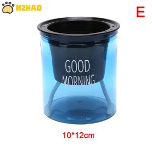 【N2HAO】 Transparent Flower Pot Self-Watering Plant Flower Pot Home Garden Decoration