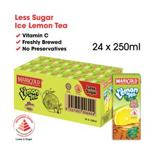 Marigold Ice Lemon Tea (Less Sweet) Packet Drink - Case