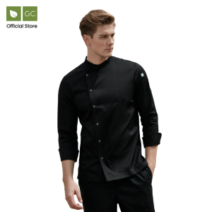 Harley Black Chef Jacket Long Sleeve