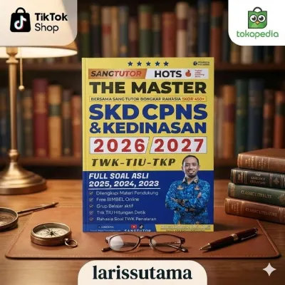 BUKU MASTER TIU SKD CPNS KEDINASAN 2026-2027 THE MASTER SKD CPNS DAN KEDINASAN TWK-TIU-TKP 2026-2027 TERBARU - THE MASTER SKD CPNS
