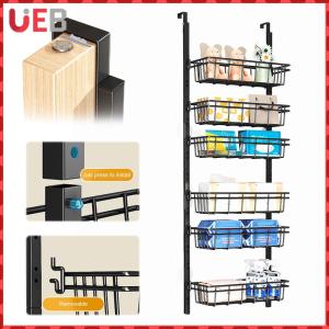 6-Tier Over The Door Pantry Organizer Space-Saving Large Capacity for Home Use
