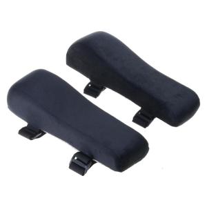 Memory Foam Armrest Cushions With Adjustable Straps For Office Gaming Chairs Washable Removable Elbow Support Pads 2pcs
