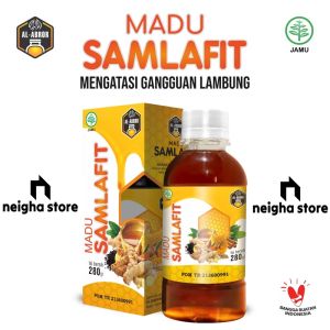 Madu SAMLAFIT Al Abror Original 280gram Herbal Asam Lambung Gerd Maag Pencernaan Kembung BPOM