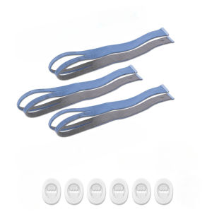 3พีซีเอส หมวกทดแทนสําหรับ Resmed Airfit P10 หมอนรองจมูก สายรัดหน้ากาก CPAP พร้อมคลิปปรับ