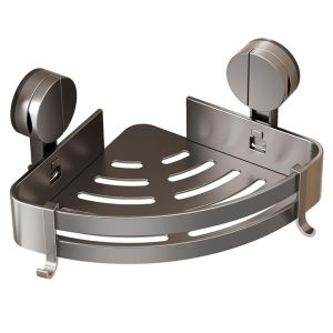 Yespery nhôm giá tam giác tường vòi sen núm hút cao su Kệ Kệ góc phòng tắm tổ chức Giá để nhà vệ sinh phụ kiện phòng tắm
