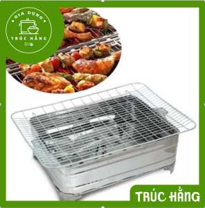 Lò bếp nướng than inox kèm vỉ nướng - Lò Nướng