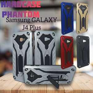 Casing HP For Samsung Galaxy J4 Plus Soft man Style Of Standing Cover  Hard Case Robot TRANSFORMER