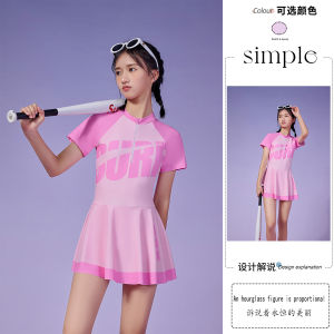 Childrens swimsuits for girls middle-aged and older kids  swimsuits popular on the cross-border market suitable for hot spring hotels water parks and vacations
