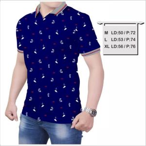 Son clothing - T shirt Kaos polo shirt distro motif full print lengan pendek | kaos kerah pria kd 003