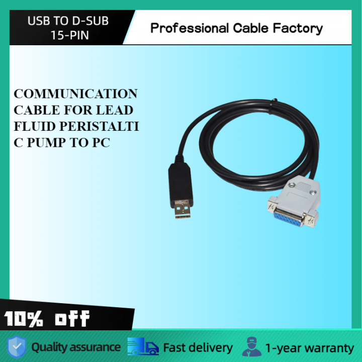 Ftdi Ft232rl Chip Usb To D Sub 15 Pin Db15 Female Adapter Rs485 Serial Communication Cable For 8756