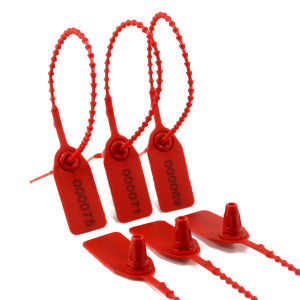 100 Pcs Pull Tite Tags Plastic Security Seals Numbered Tamper Evident Zip Ties Fire Extinguishers