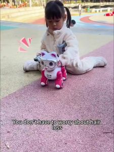 Chó mèo Robot AI Thông Minh Điều Khiển Từ Xa Có Đèn LED Phát Nhạc Lập Trình STEM Đồ Chơi Robot Cho Bé Trai Bé Gái.