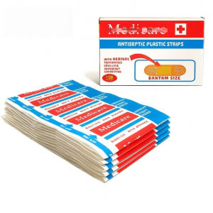 100PCS/BOX Band Medical Plaster Strips 100pcs Adhesive Antiseptic Bandage Band Aid First Aid Kit