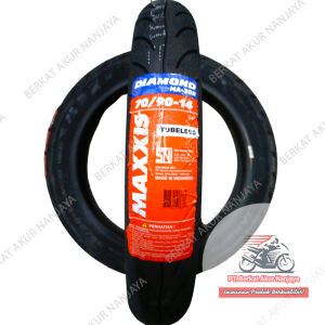 Ban Maxxis diamond 70/90 ring 14 MAXXIS DIAMOND MA-3DN TUBELESS Bonus Pentil untuk mio dll