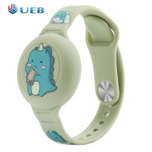 Không thấm nước Toddler Dây đồng hồ cho trẻ em airtag họa tiết hoạt hình silicon mềm có dây đeo cổ tay
