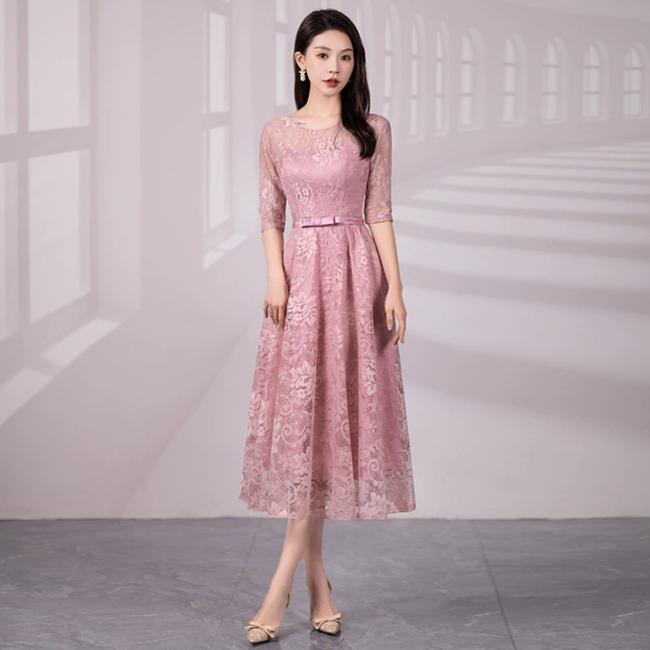 EAGLELY Luxury Evening Dress Gown Pink 2025 High End Annual Dinner