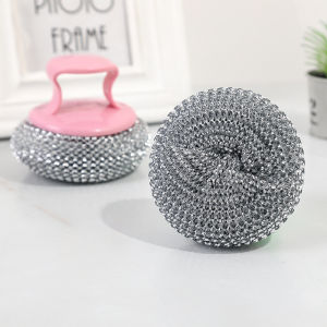 COD Spon Kawat Cuci Piring Stainless Steel Panci Sabut Spons Sponge Dapur / Sabut Kawat Dengan Gagang