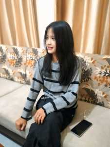 Sweater balaster polet garis rib anak 4-12 tahun/ Atasan anak perempuan