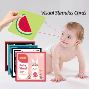 Montessori educational toy for baby Visual Stimulation Cards,Cartoon patternPaper Learn Cards suitable for children aged 0-3