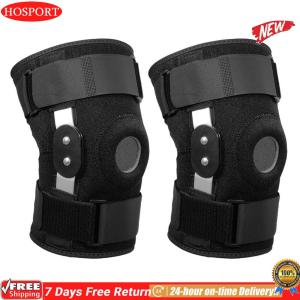 Professional Sports Knee Brace with Side Stabilisers Compression Patella Brace Elastic Bands Adjustable for Everyday Use
