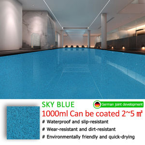 🏆Dries Quickly in half an hour🏆   Floor Paint Colorful Cement Floor Paint  duty epoxy paint waterproof toilet floor coating paint cat lantai simen epoxy flooring coating epoxy colored sand ipoxy  floor paint exposy paint cement  彩砂地坪漆 地坪漆