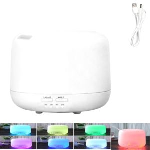 BEDDEH 500ML Air Humidifier Mini USB Ultrasonic Aroma Diffuser Mist Maker Sleep Aid Aroma Essential Oil Diffuser Essential Oil