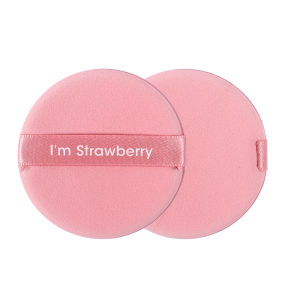 【Pretty Sakura】ฟองน้ำผสมแต่งหน้าทรงกลมนุ่มพิเศษแบบเปียกและแห้ง5ชิ้น/เซ็ตพัฟแป้งรองพื้นแอร์คุชชั่นสำหรับทาครีม BB