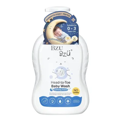 Bzu Bzu Head-to-Toe Baby Wash 600ml