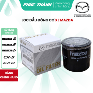 Lọc Nhớt Động Cơ Lọc Dầu Xe Mazda 2 Mazda 3 Mazda 6 Mazda CX5 Mazda CX8 (Mã: B6Y114302A)