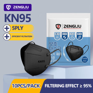 KN95 Face Mask 10pcs 5ply Korean Original First Aid Washable Masks lanyard Medical Supply Disposable