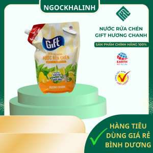 Nước rửa chén Gift hương chanh túi 36KG