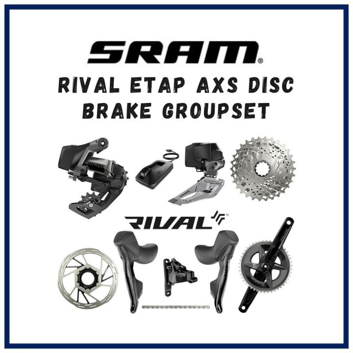 SRAM Rival eTap AXS Disc Brake Upgrade Kit Groupset (w