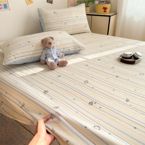 Korean Ins Style Rainbow Candy Dot Bed Sheet Pillowcase 1 or 3PCS Soft Breathable Flat Sheet Aesthetic Bedding Cover Accessories2026
