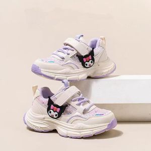 Christmas Gift Halloween Kuromi Melody Girls Board Shoes Sanrio Spring Autumn New Cartoon Kawaii Soft Soled Casual Shoes Student Cartoon Sports Shoes