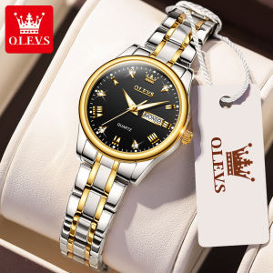OLEVS watch for women original 2023 sale pawnable water proof elegant stainless steel luminous display women casual watches