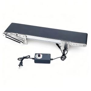 Hanson8 Conveyor Belt Machine Adjustable Speed Conveyor Small Conveyor Belt for Packaging Line Stainless SteelConveyor 3M8Q4