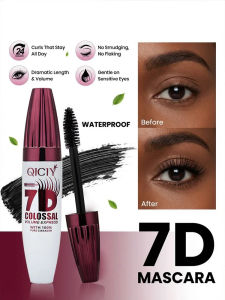 7D Volumizing And Curling Waterproof Mascara Lengthening Volumizing Long-wear Smudge-proof Eyelashes Eye Makeup