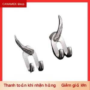 CS Khuyên tai punk mới cho nam khuyên nụ hai công dụng tháo rời được hạt charm đính tai kiểu chấu trang sức thời trang