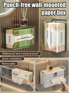Ecofriendly wallmounted paper boxes (Free perforated)