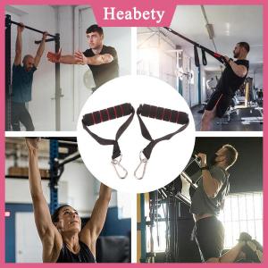 Heabety D-ring kim loại phòng tập thể dục xử lý Grip Workout Heavy Duty Cáp máy xử lý với Hook cho yoga tập thể dục Workout Power Bands phòng tập thể dục