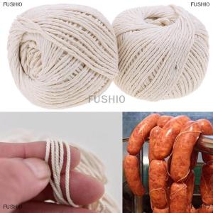 [COD] FUSHI0 1Roll 229 feet Butchers Cotton Twine Meat Trussing Turkey Barbecue Strings Rope
