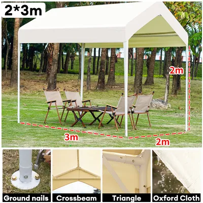 Folding Tent Retractable Tent Commercial Stalls Extra Thick Steel Pipe Reinforcement Car Tent Professional Waterproof Cottage Outdoor Mosquito repellent Tent